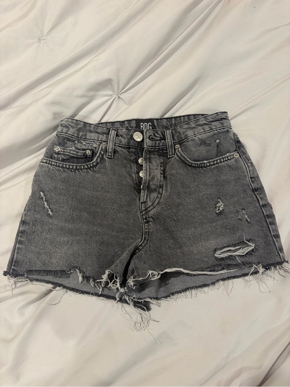 Black BDG Denim Shorts